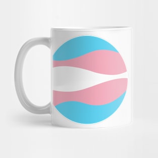 Trans Waves Circle Mug